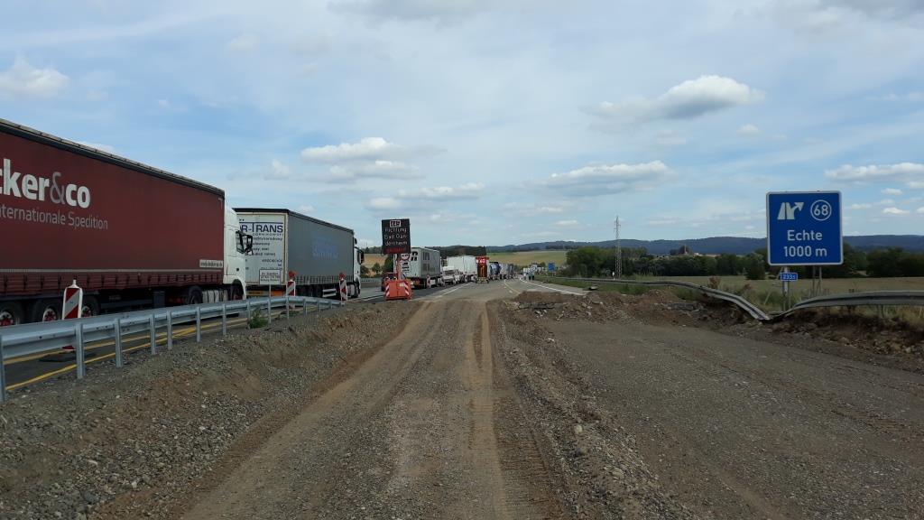 Endlich die Abfahrt "Echte" (Aber noch kein Ende in Sicht)